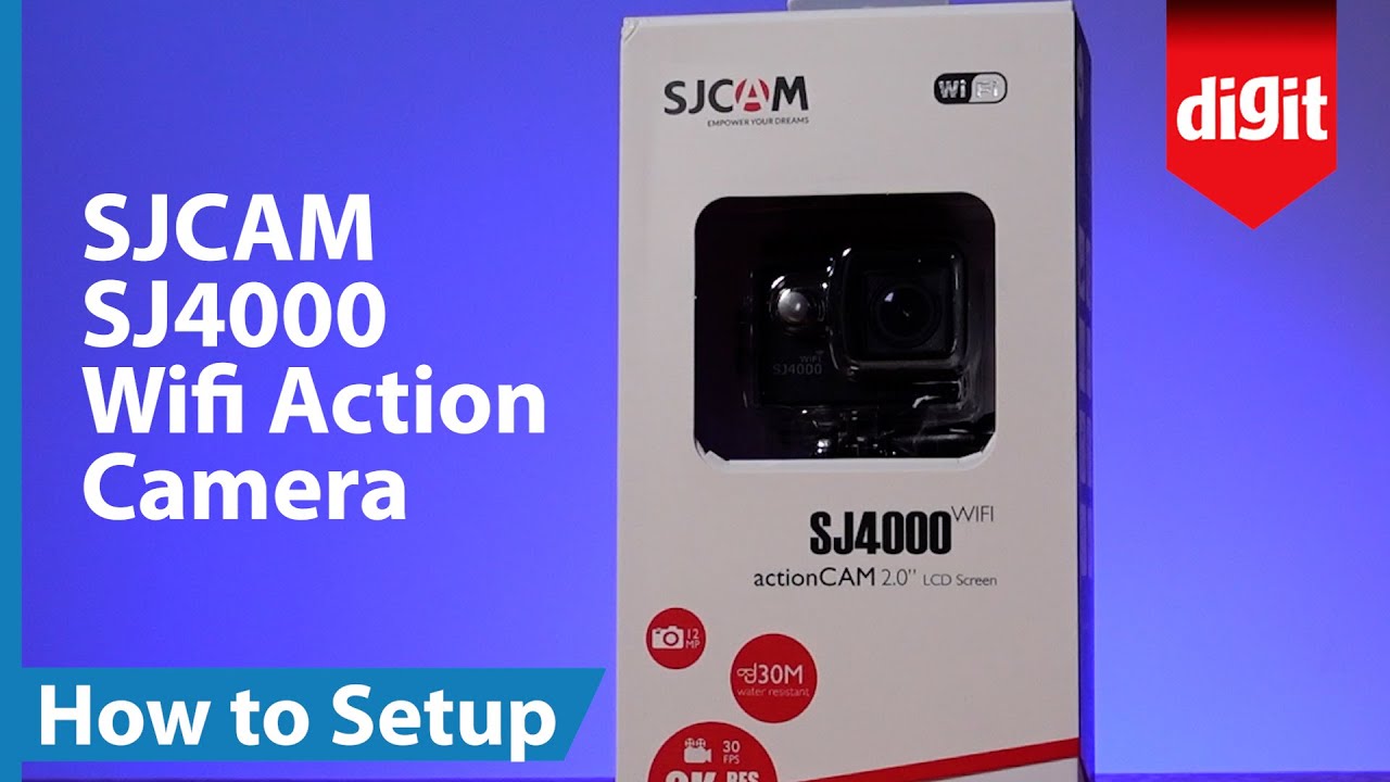 SJCAM SJ4000 Wifi Action Camera - How to Setup
