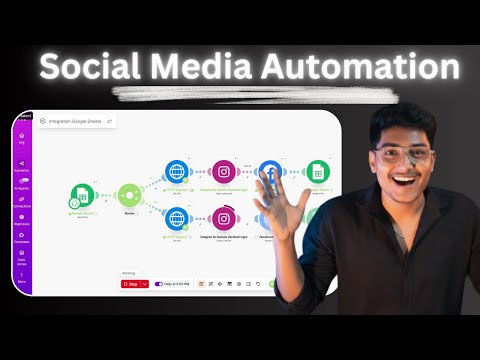 AI Social Media Automation Agent | Auto-Post Daily with Make.com + Google Sheets + OpenAI (2025)