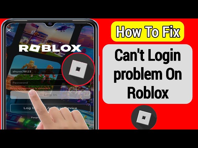 Can't Login To Your Roblox Account, Roblox Login problem