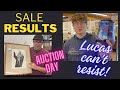 Sale results lucas cant resist auction day