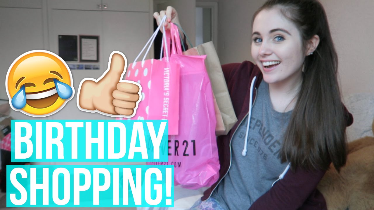 BIRTHDAY SHOPPING! - YouTube