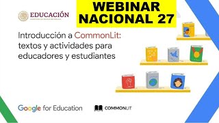 Soy Docente: INTRODUCCIÓN A COMMONLIT: TEXTOS Y ACTIVIDADES PARA EDUCADORES Y ESTUDIANTES (WEB 27)