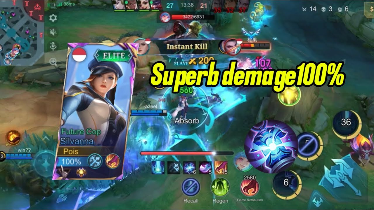 top global silvana, cara kill banyak dan bikin mm musuh frustrasi 😱😱