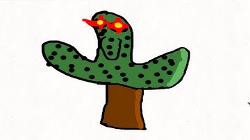 Beatbox Battle with a cactus but I animated it