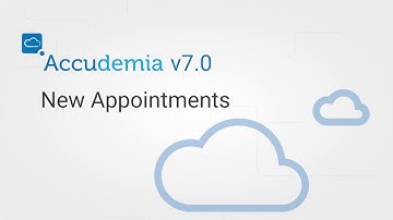 Accudemia 7.0 New Appointment Tutorial