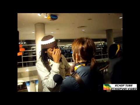 Ethiopia: Robel Teklemariam arrival at the Vancouver winter Olympic