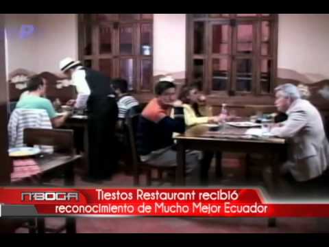 Tiestos Restaurant recibió reconocimiento de Mucho Mejor Ecuador