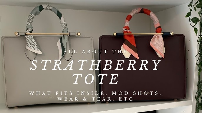 Strathberry Midi Tote bag, 2 year review, what fits & Mod Shots