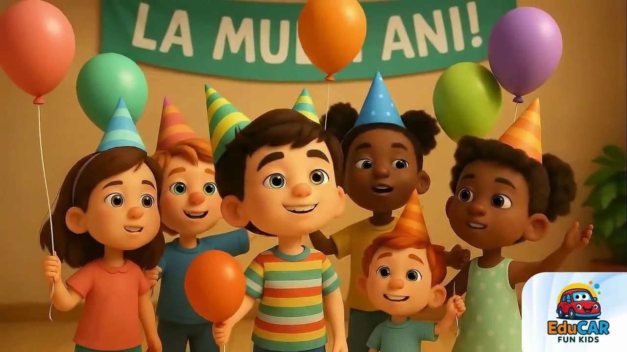 La mulți ani, copil frumos! - EduCAR Fun Kids (Cântece pentru copii)