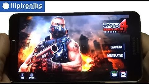 Modern Combat 4: Zero Hour Galaxy Note 3 Gameplay - Fliptroniks.com