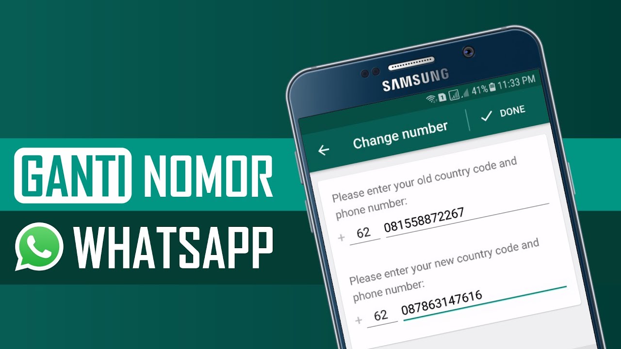 Cara Ganti Nomor Di Whatsapp Tanpa Verifikasi Dari Nomor Lama YouTube Cara ganti nomor di whatsapp tanpa verifikasi dari nomor lama youtube