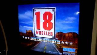 Sega 18 Wheeler Attract Mode
