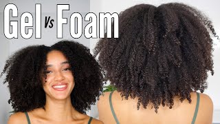 Gel Vs Foam wash &amp; Go. Which really works best?! | AbbieCurls