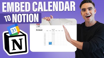 Embed Google Calendar in Notion (2 methods)