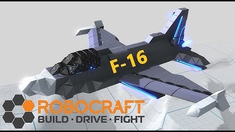 Robocraft Tutorial/Gameplay(AI) - F-16 Fighting Falcon