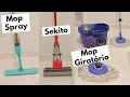 QUAL O MELHOR MOP PARA LIMPEZA? | comparando Mop spray / Mop sekito / Mop giratório