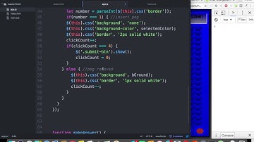 jQuery JavaScript Project based Tutorial - Mastermind Game part 7