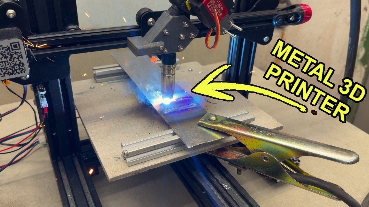 3D-печать металла с помощью сварочного аппарата MIG