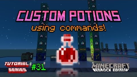 How to create Custom Potions in Minecraft Bedrock 1.19+ - Tutorial Series #031