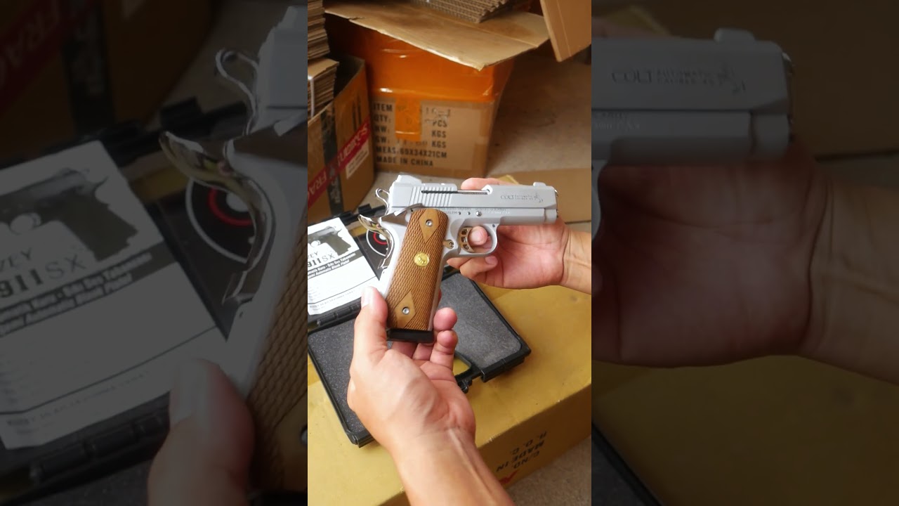 แบลงค์กัน M1911 Colt MK IV 80 สีเงินาน 4 นิ้ว