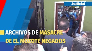 Masacre de El Mozote: niegan inspección de archivos militares por quinta vez Masacre de El Mozote: niegan inspección de archivos militares por quinta vez