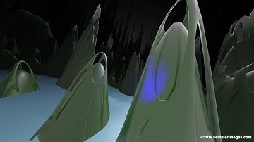 Blender 2.8 EEVEE Tribute to LucasArts - Rescue on Fractalus