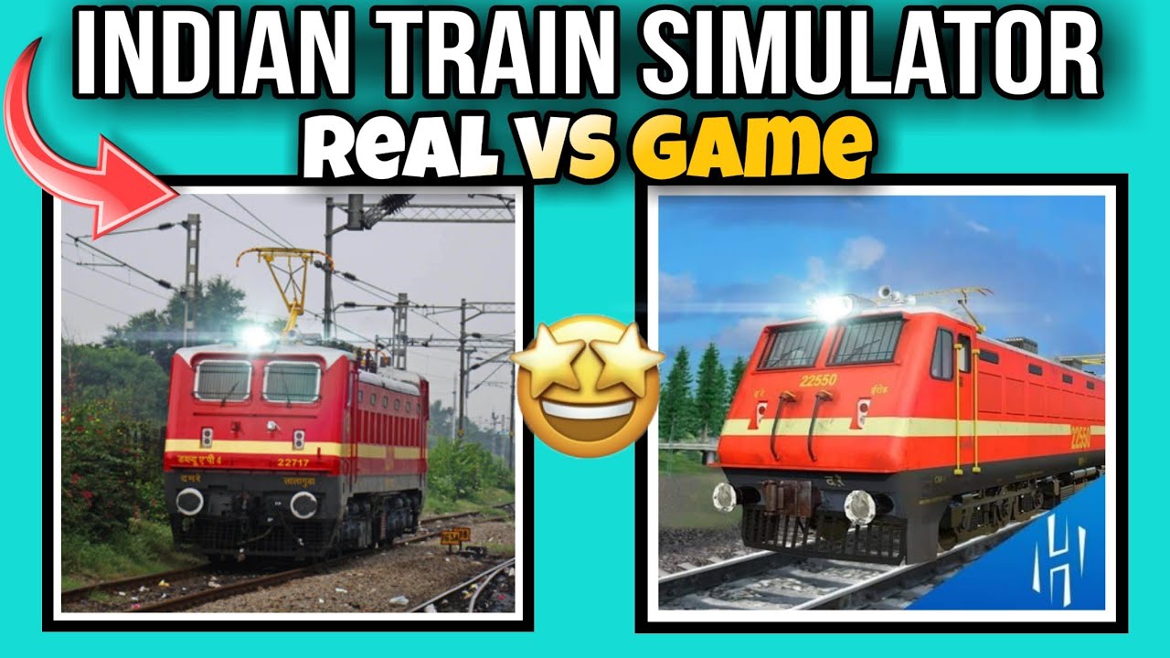 Real VS Game | Coach Comparison | Indian Train Simulator