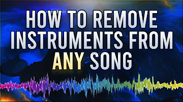 How To Remove ANY Instrument From ANY Song For FREE (PC, iPhone, Android)