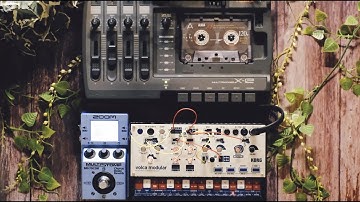 Lo-Fi Modular Synth Jam with KORG Volca Modular and ZOOM MS-70CDR