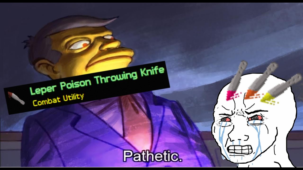 Throwing Knives vs The Arena Masters The Signature Look of Leper