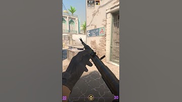 Self Pop Flash For Take A Site On Dust 2 In CS2 #cs2 #shorts