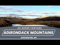 Adirondack mountains in ny  4k drone footage