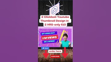 How I Make My Clickbait YouTube Thumbnail Design #shorts