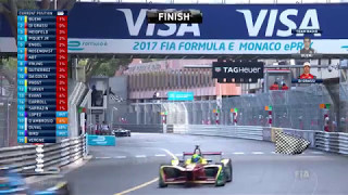 Formula E - 2017 Monaco Eprix - Race Highlights