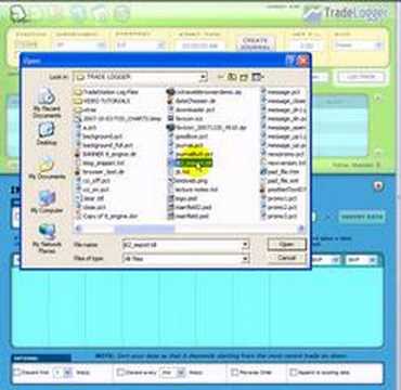 Re-Importing "native" TradeLogger data