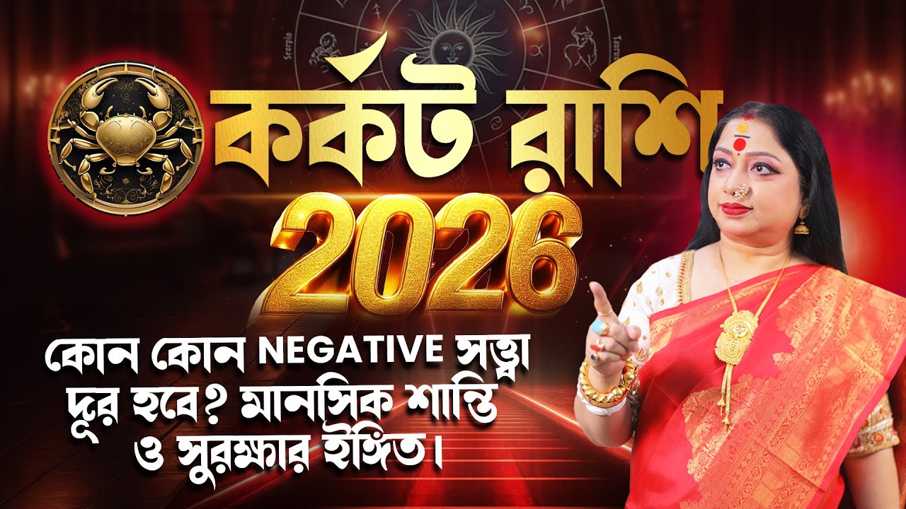 2026 কর্কট রাশি কোন কোন NEGATIVE সত্ত্বা দুর করে দেবে I Astrologer Baishali Sarkar I 2026