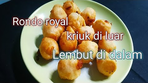 Tape Goreng Rondo Royal yang enak crispy renyah kekinian