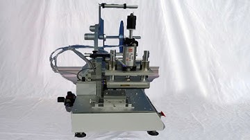 semi automatic customized rolling labeling machine for double sided labels applicator 半自動翻滾圓扁瓶通用貼標機