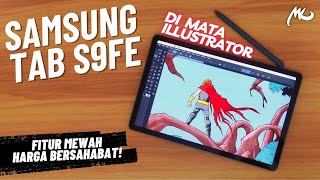 Samsung Tab S9FE di mata Illustrator #samsungtabS9FE