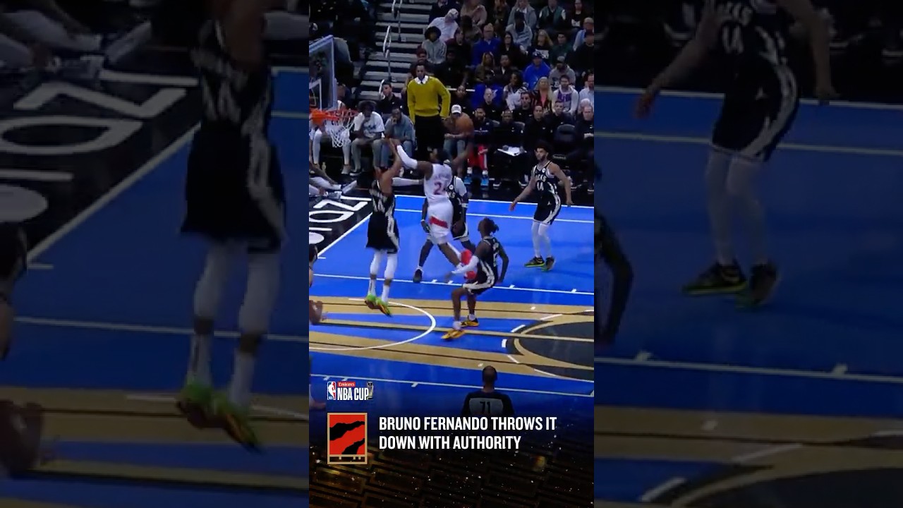 BRUNO FERNANDO THROWS IT DOWN WITH AUTHORITY 