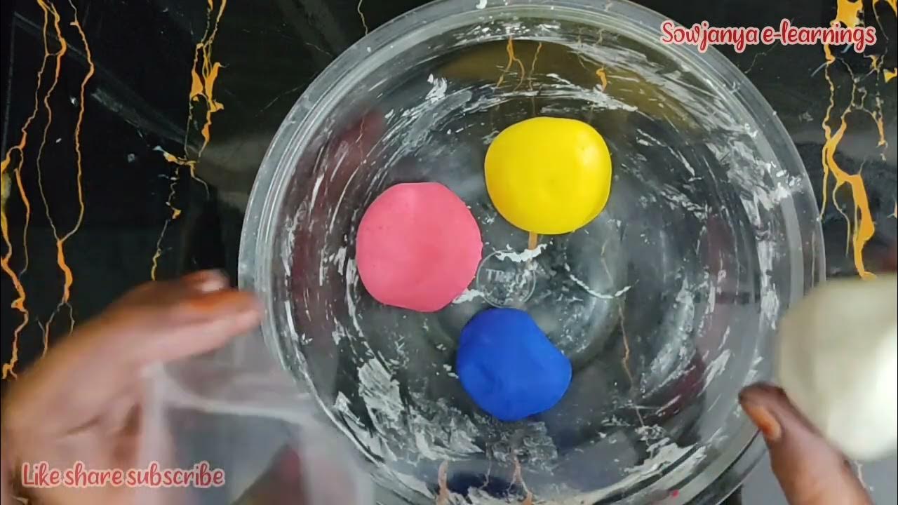 How to make homemade clay Air Dry clay without cooking Homemade