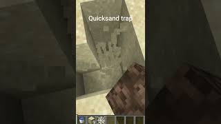 Quicksand minecraft tutorial  #minecraft #shorts #quicksand #trap