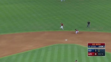 SD@ARI: Ahmed ranges up the middle, gets the out