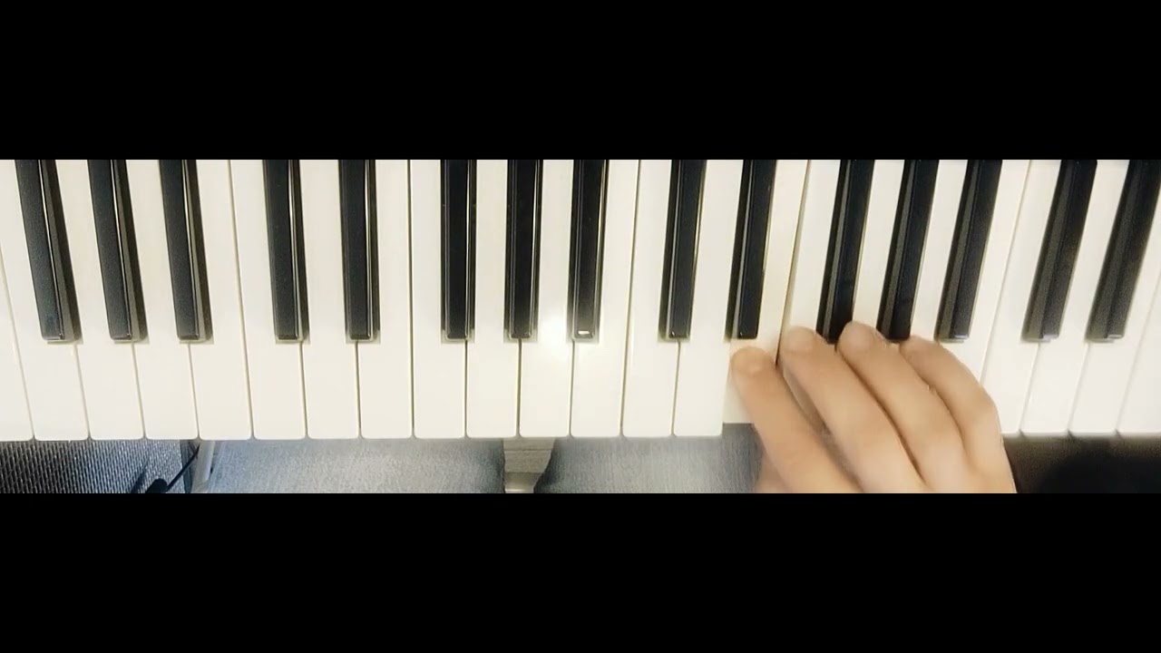 The little drummer boy - tutorial tastiera - melodia