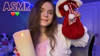 ASMR Fast & Aggressive random Christmas triggers✨🎄❤️💚