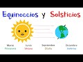  equinoccios y solsticios  qu son  diferencias fcil y rpido