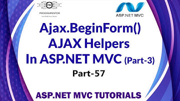 57 | Ajax.BeginForm() Method of AJAX In ASP.NET MVC | Second Example | ASP.NET MVC (Hindi/Urdu)