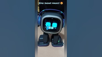 emo shows us his magics #emo #emo #emopet #petrobot #airobot #robot #robotmagics #robot"emo"