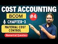 Cost Accounting Chapter -3 part-4 | Material Cost Control | EOQ | CWG for BCOM