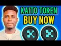 ‎🚀 KAITO Crypto BUY NOW Urgent Pump Signal! 📈🔥